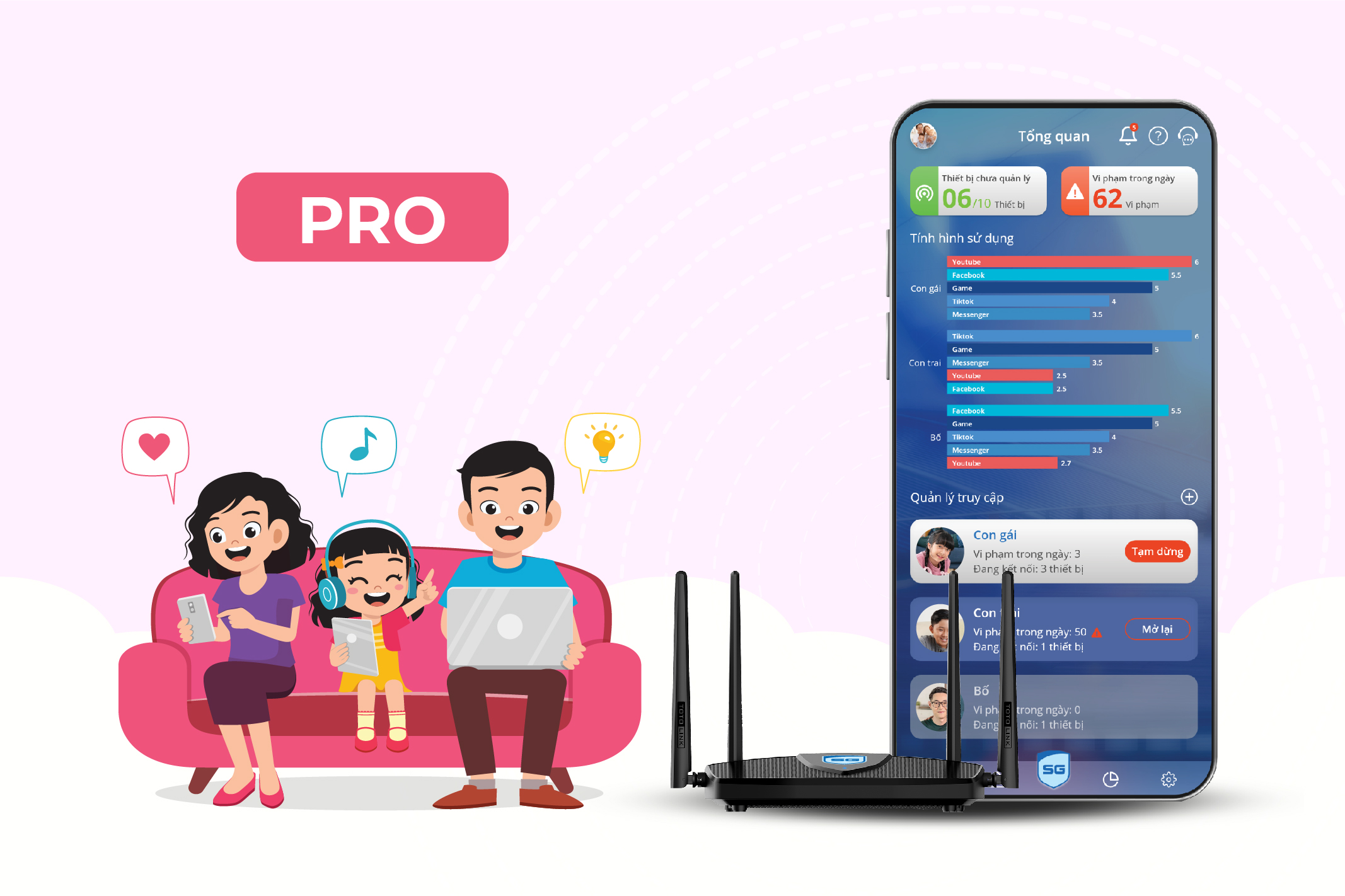 Phần Mềm Safegate Family Standard Quản Lý, An Toàn Internet Trong Gia đình