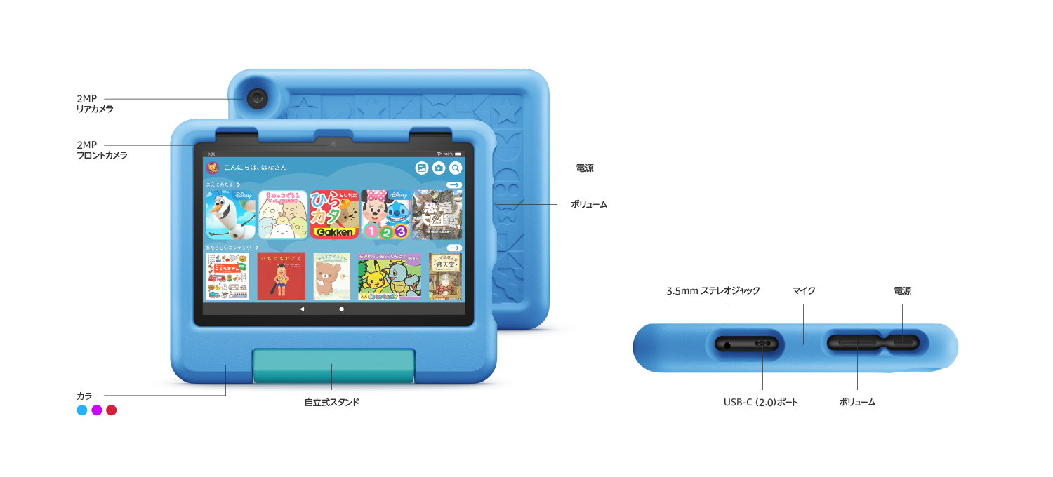 Máy Tính Bảng Cho Trẻ Em Amazon Fire Hd 8 Kids Model 8 Inch